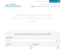 Tablet Screenshot of moremountain.com